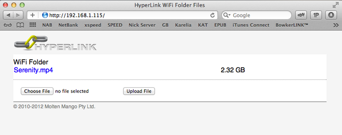 Hyperlink-Wifi-Folder